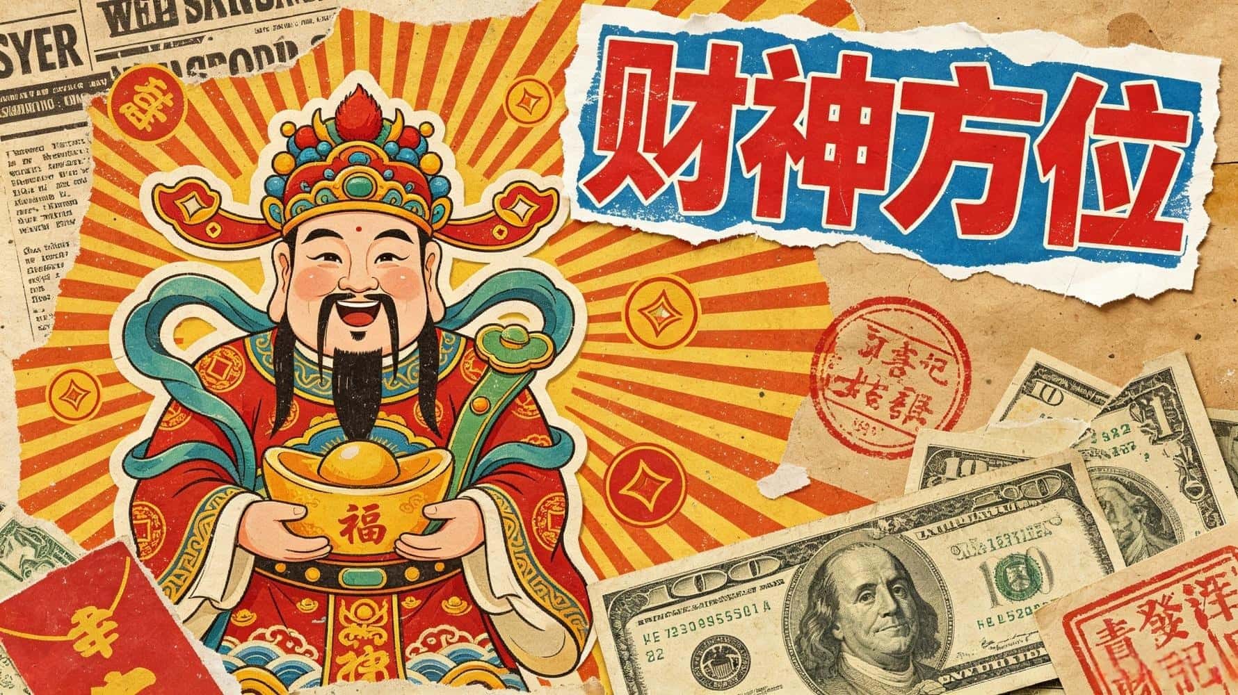 方位财神罗盘下_财神方位_方位财神一起怎么拜