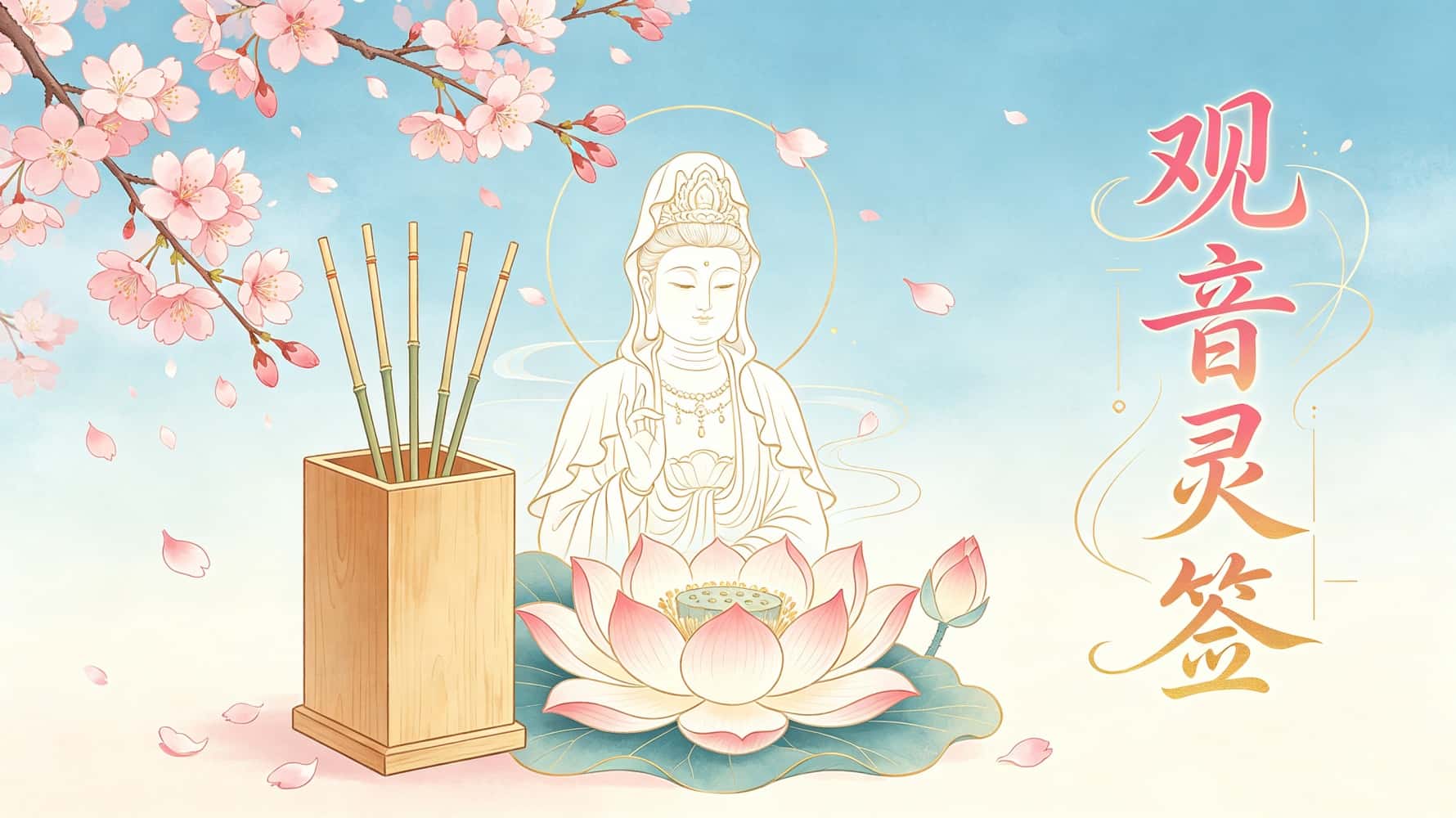 观音灵签在线抽签解_观音灵签_观音灵签抽签