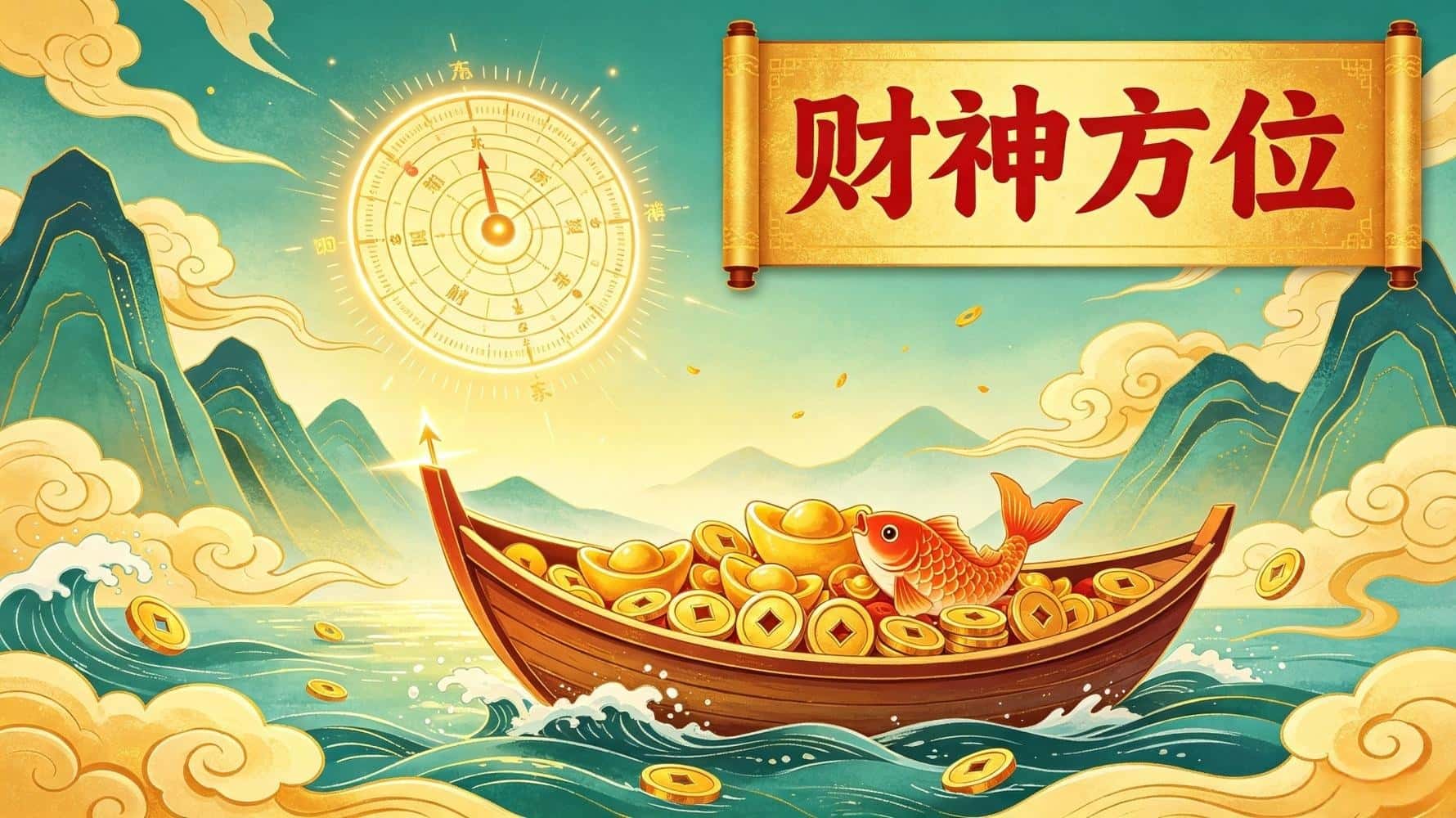 财神方位全揭秘：找到你家财神位，招财布局看这一篇就够了！